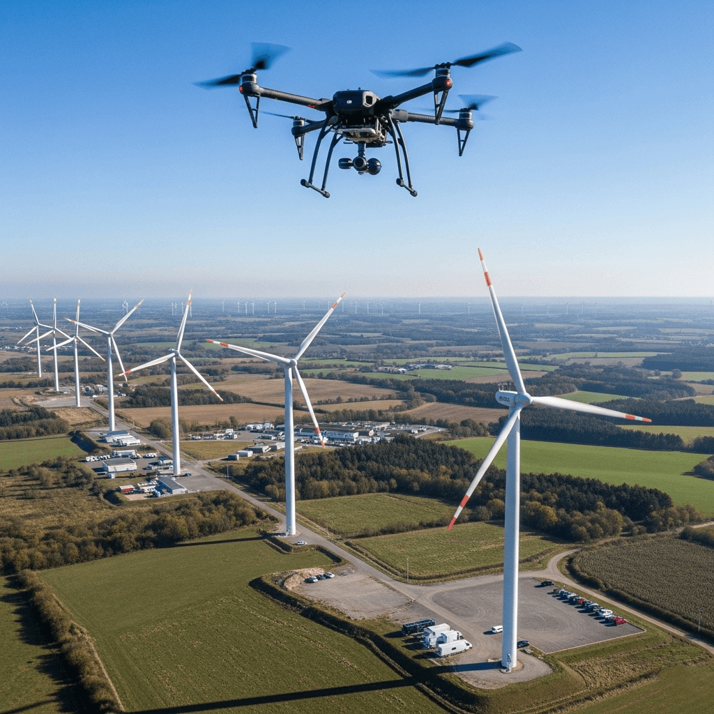 Wind turbine power plant